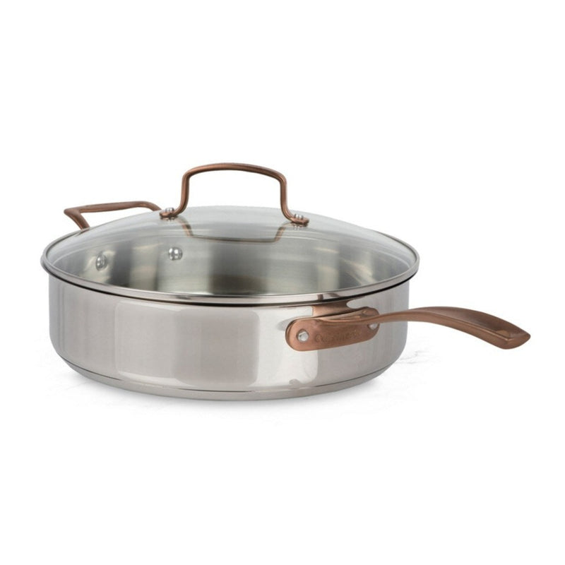 Cuisinart Metal Expressions 5-Quart Stainless Steel Saute Pan with Lid