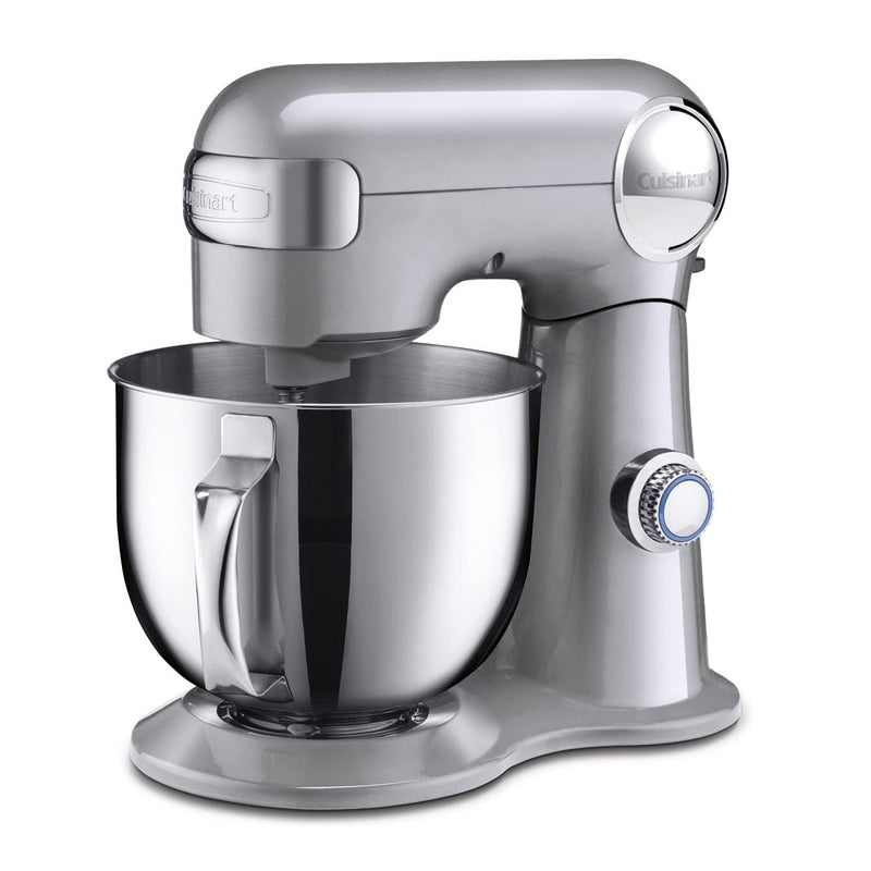 Cuisinart SM-50BCC Precision Master 5.5 Qt (5.2L) Stand Mixer, Silver (Refurbished) with FREE T-fal Cookware Set