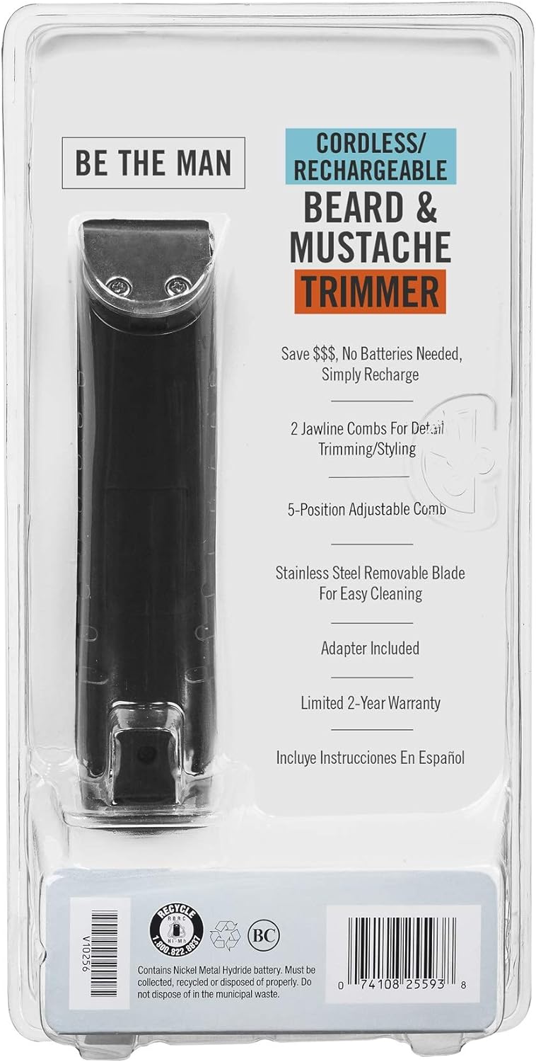 Conair All-in-one beard and mustache trimmer, 1 Count GMT8C