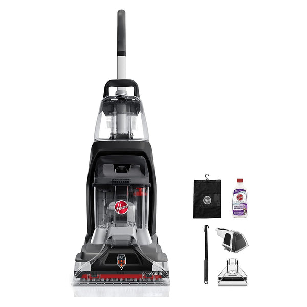 Hoover Powerscrub XL Pet Carpet Cleaner Machine, Upright Shampooer, FH68040, Black (Refurbished)