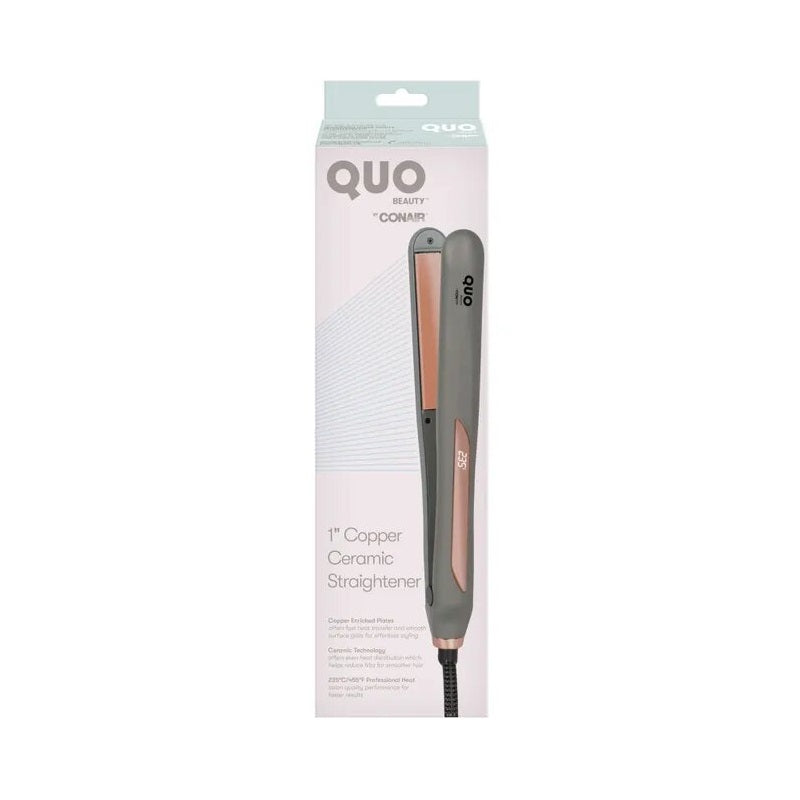 Quo Beauty Conair 1" Copper Ceramic Straightener CS1000QSDMC