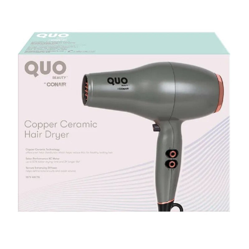 Quo Beauty Conair Copper Ceramic Hair Dryer