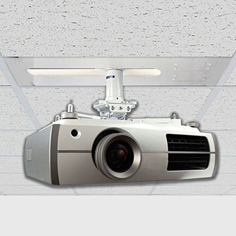 OPEN BOX - QualGear® QG-PRO-PM-SCA2-W Pro-AV 1.5" Pipe Ceiling Adapter Projector Accessory