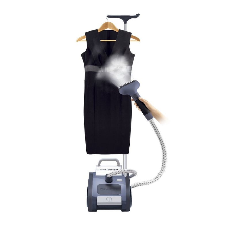Rowenta Precision Valet Garment Steamer with Foot Operated, 1550-Watt, GS6020U1 + Free 20 CMS T-fal Fry Pan (Blemished Packaging -manufacturer Refurbished - Open Box -Good as new)