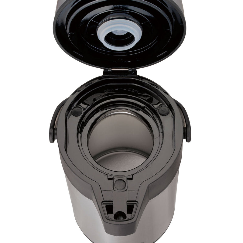 Proctor Silex 40411 Stainless Steel Airpot Hot Coffee Beverage Dispenser with Pump