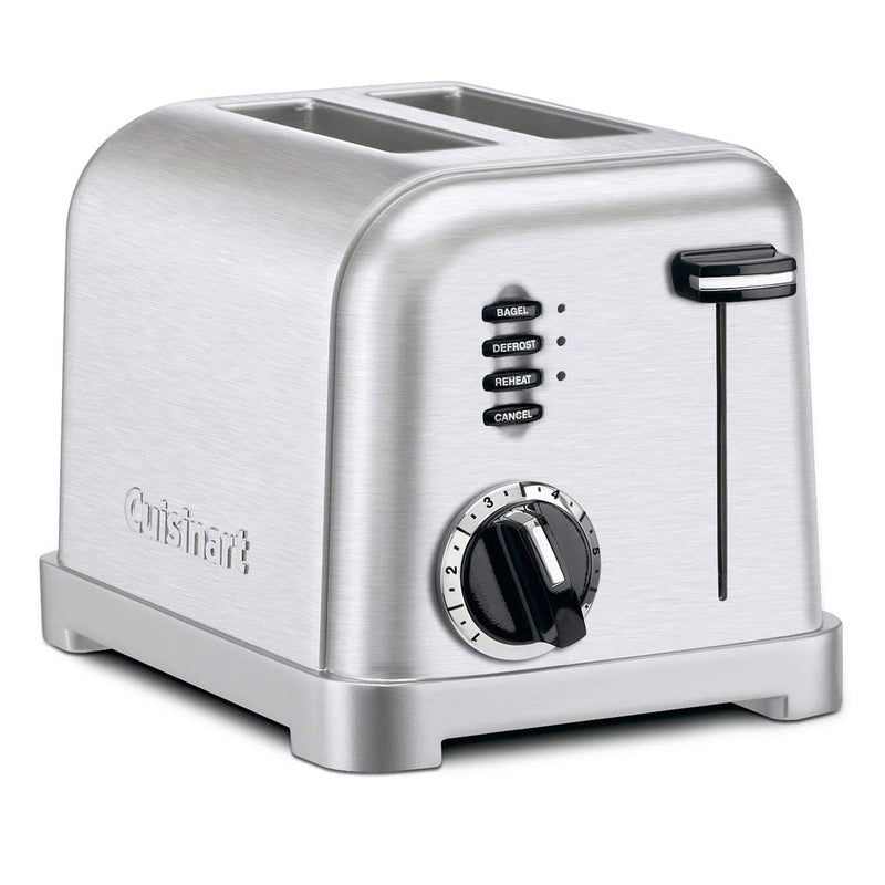 CUISINART CPT-160IHR Metal Classic 2-Slice Toaster, Brushed Stainless (Refurbished)
