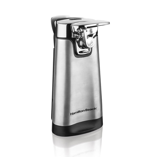 Hamilton Beach 76778 SureCut Stainless Steel Tall Can Opener with OpenMate Multi-Tool, Silver