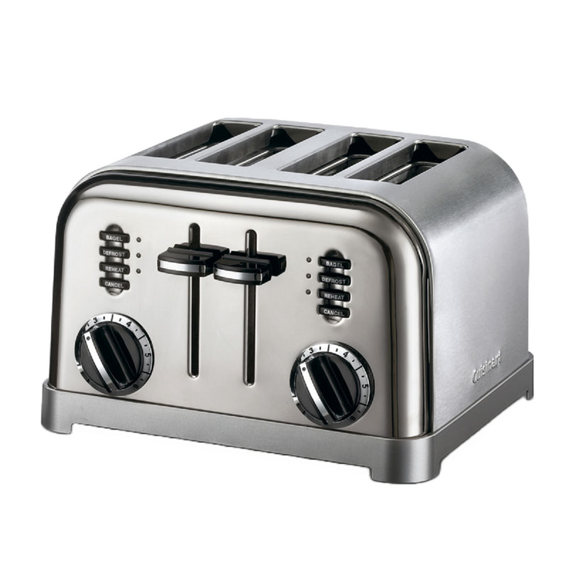 Cuisinart CPT-180IHR 4-Slice Metal Classic Toaster  Brushed Stainless (Refurbished)