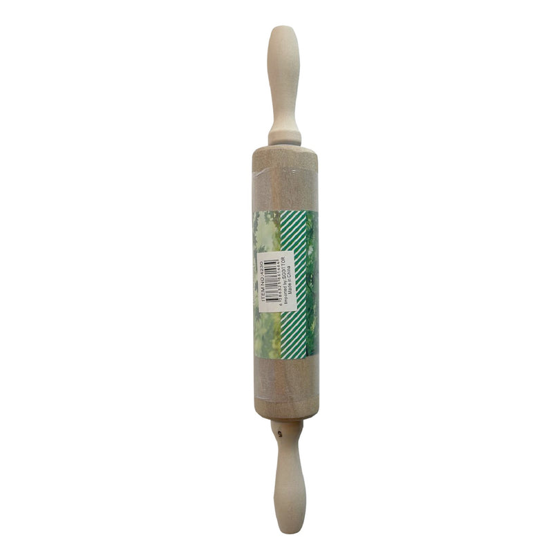 NAAV 4230 Classic Wooden Rolling Pin with Easy-Grip Handles