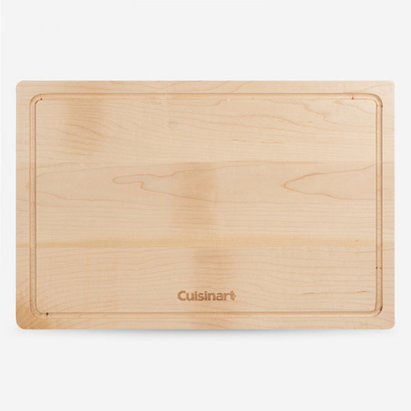 Cuisinart CBCM-158MC 15" x 8" Canadian Maple Wood Rectangular Cutting Board