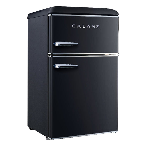 Galanz 3.1 Cu. Ft. Retro Mini Refrigerator - GLR31TBKER (OPEN BOX)