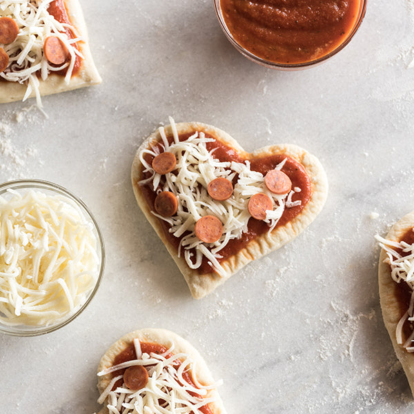 Heart Shaped Pizza