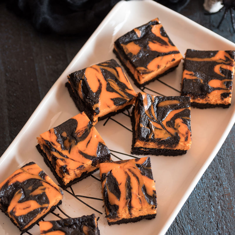 Halloween Cheesecake Brownies