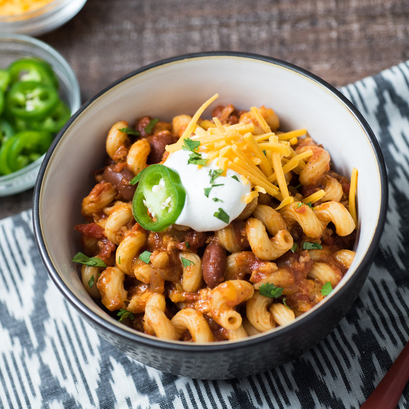 Pressure Cooker Chili Mac