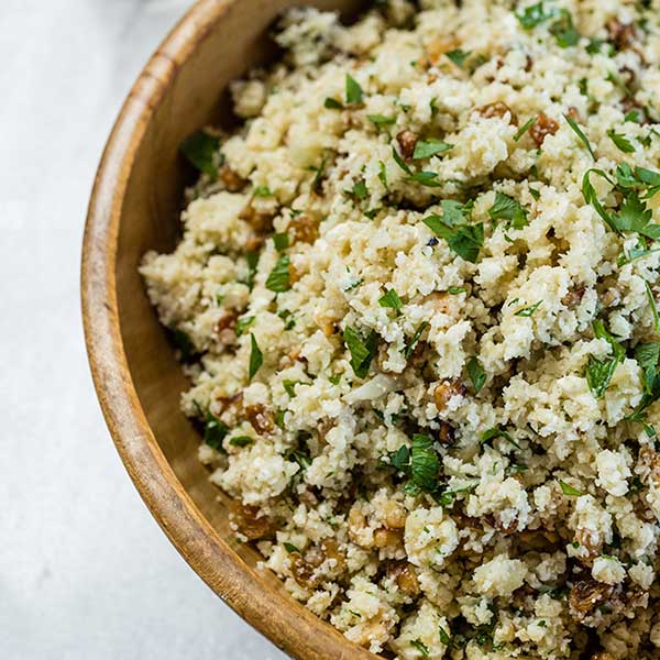 Mediterranean Cauliflower Rice