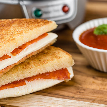 Grilled Pepperoni Pizza Sandwich