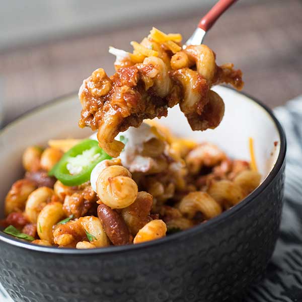 Multi-Cooker Chili Mac