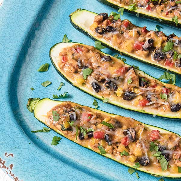 Mexican Zucchini Boats