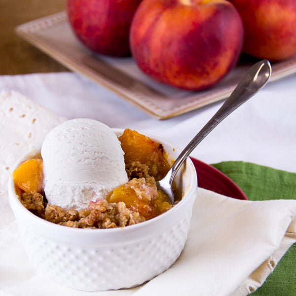 Ginger Peach Crisp