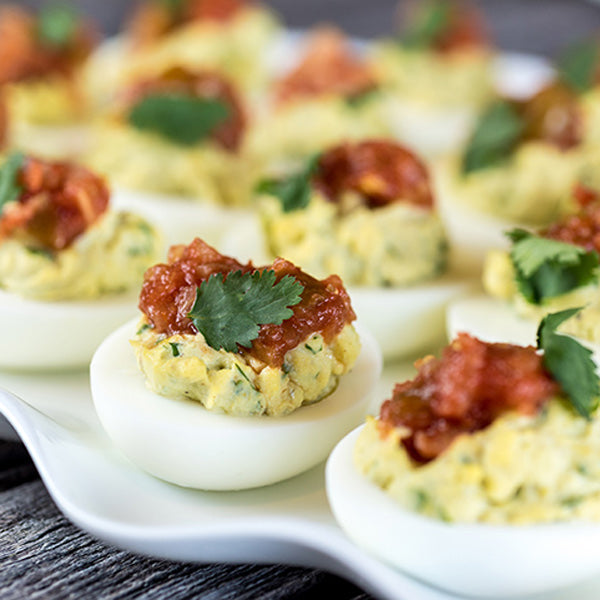 Avocado Deviled Eggs