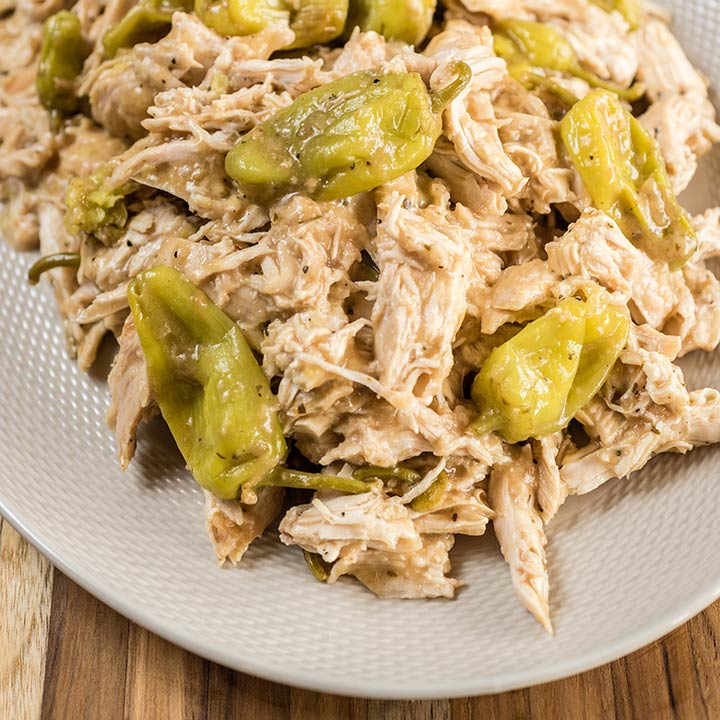 Slow Cooker Mississippi Chicken