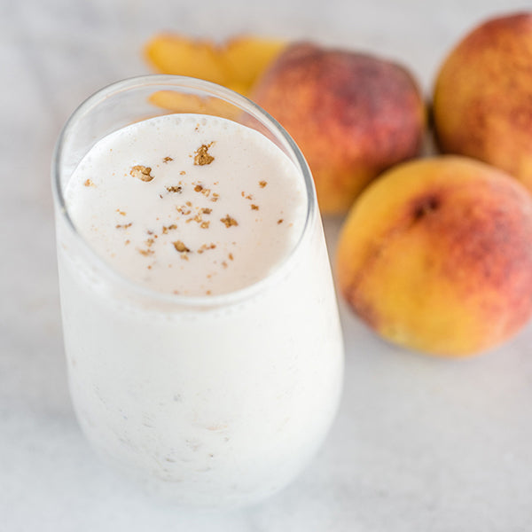 Spiced Peach Cobbler Milkshake