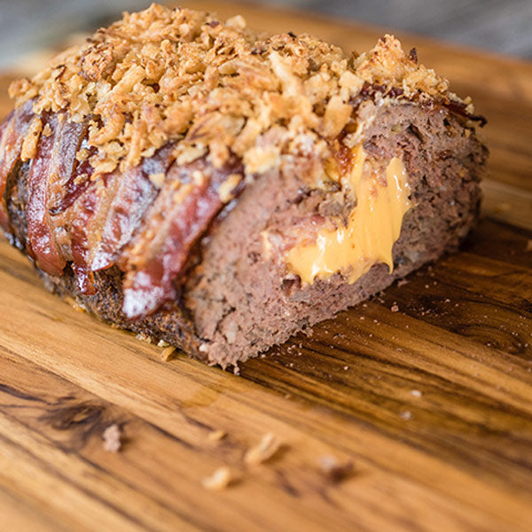 Slow Cooker Bacon Cheeseburger Meatloaf