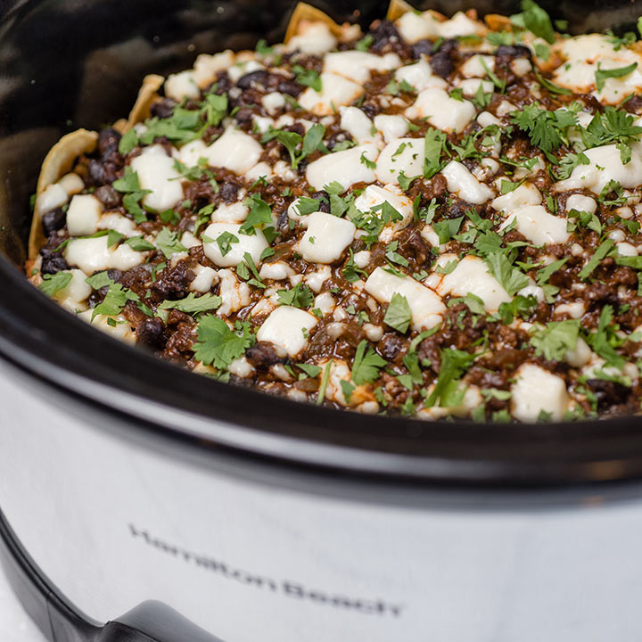 Slow Cooker Mole Enchilada Casserole