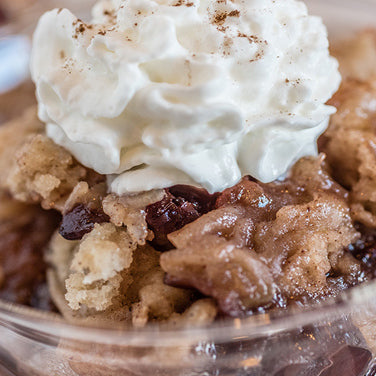 Slow Cooker Apple Cranberry Cobbler