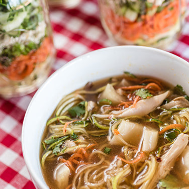 Veggie Noodle Cups with Spiralized Veggies