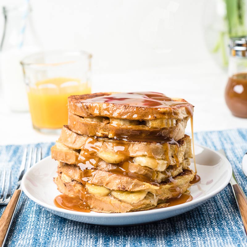 Banana Stuffed French Toast