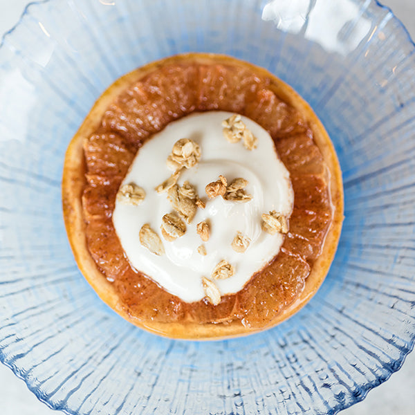 Broiled Grapefruit with Cinnamon Brown Sugar