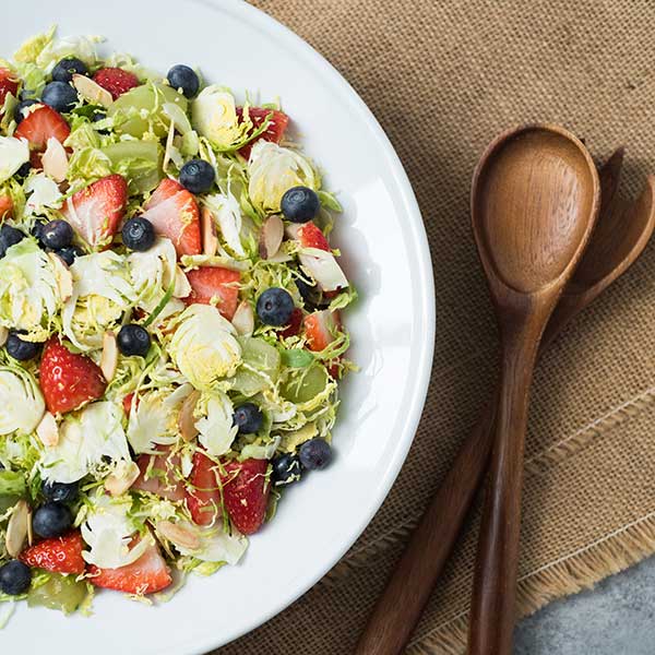 Brussels Sprouts & Berries Salad