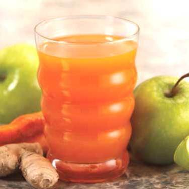 Carrot, Ginger and Apple Juice