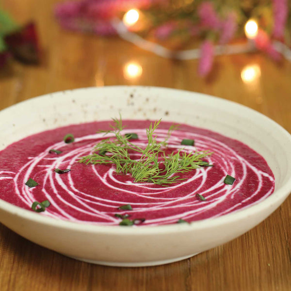 Chilled Beet Soup Blush Pink Beet & Yogurt Soup
