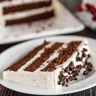 Chocolate Eggnog Torte