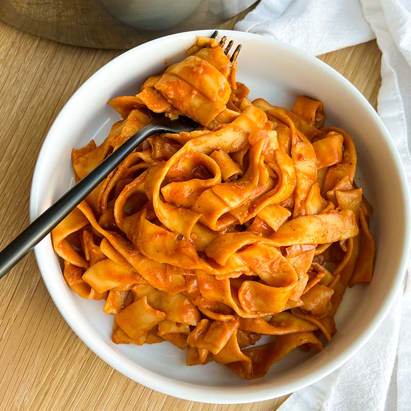 Dairy-Free Homemade Vodka Pasta