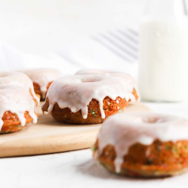 Mini Vanilla Bean Funfetti Bundt Cakes