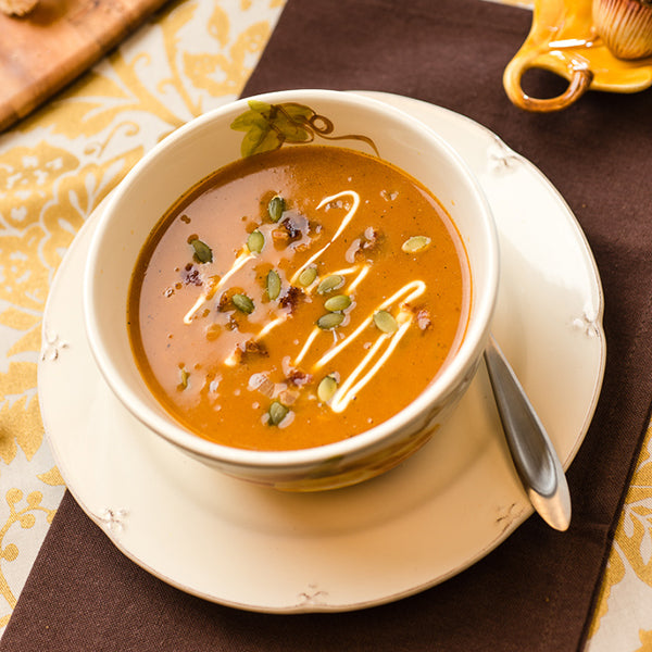 Slow Cooker Savory Pumpkin Soup