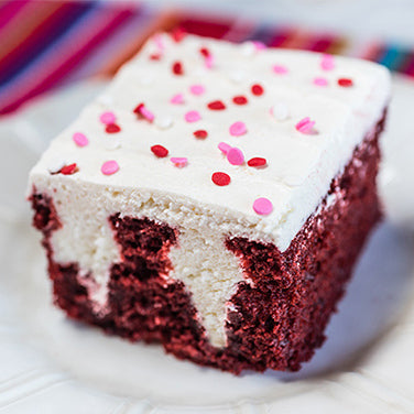 Red Velvet Poke Cake