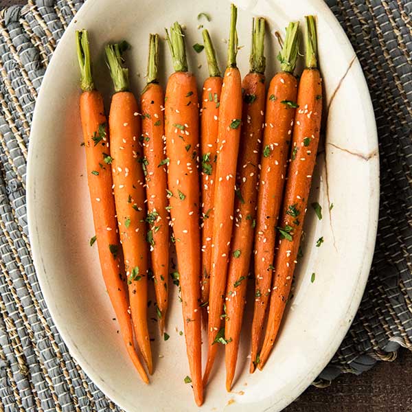 Spicy Honey-Glazed Carrots