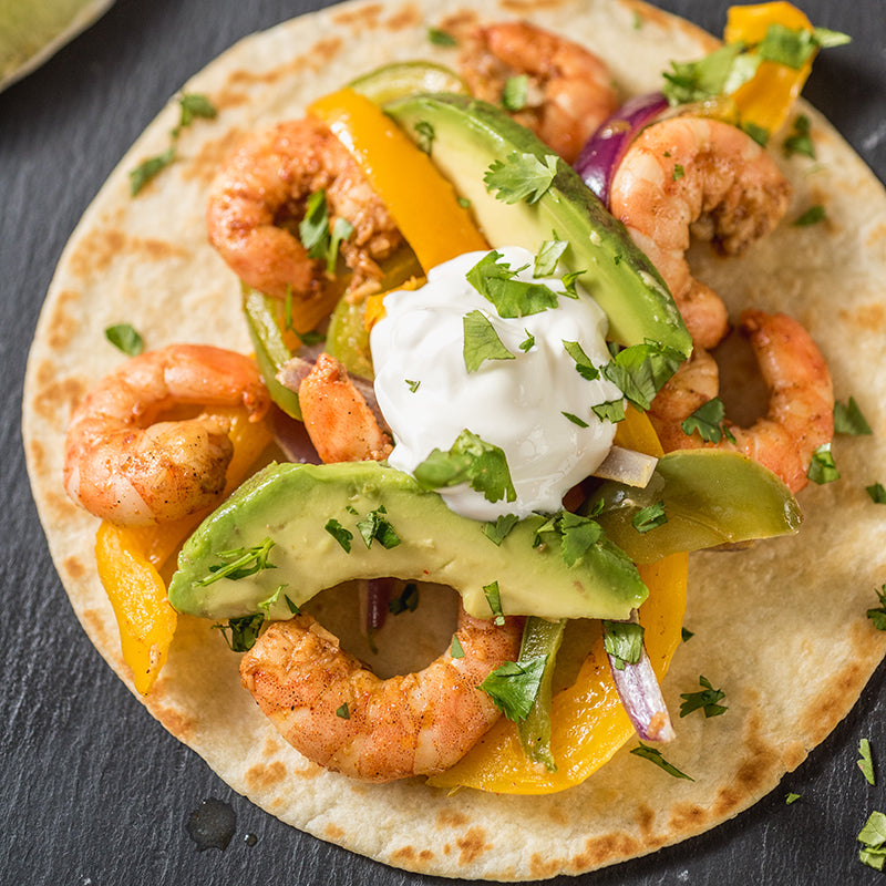 Sheet Pan Shrimp Fajitas