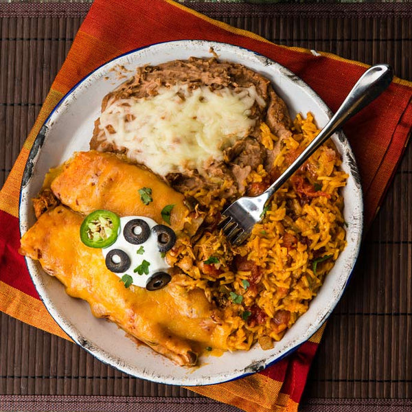 Slow Cooker Chicken Enchiladas