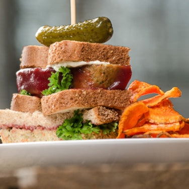 Turkey Vegetable Cranberry Meatloaf Sandwich