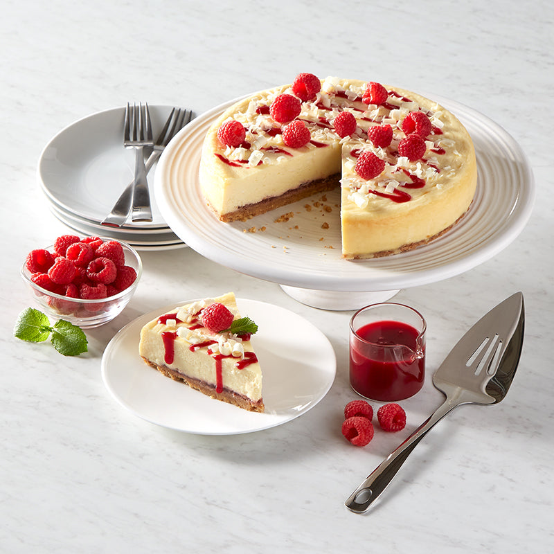 White Chocolate Raspberry Cheesecake