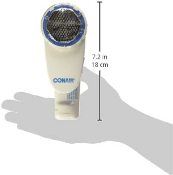 Conair Fabric Shaver - Fuzz Remover, Lint Remover, Battery Operated Fabric Shaver, White (Refurbished)