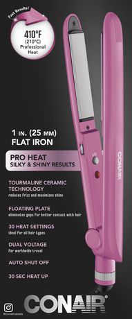 Conair CS89PKC Tourmaline Ceramic Flat Iron