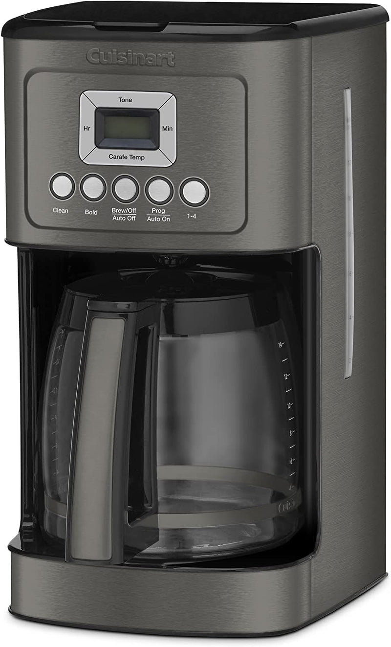 Cuisinart DCC-3200BKSC Perfectemp Coffee Maker, 14 Cup Glass Carafe Black Stainless Steel (Refurbished)