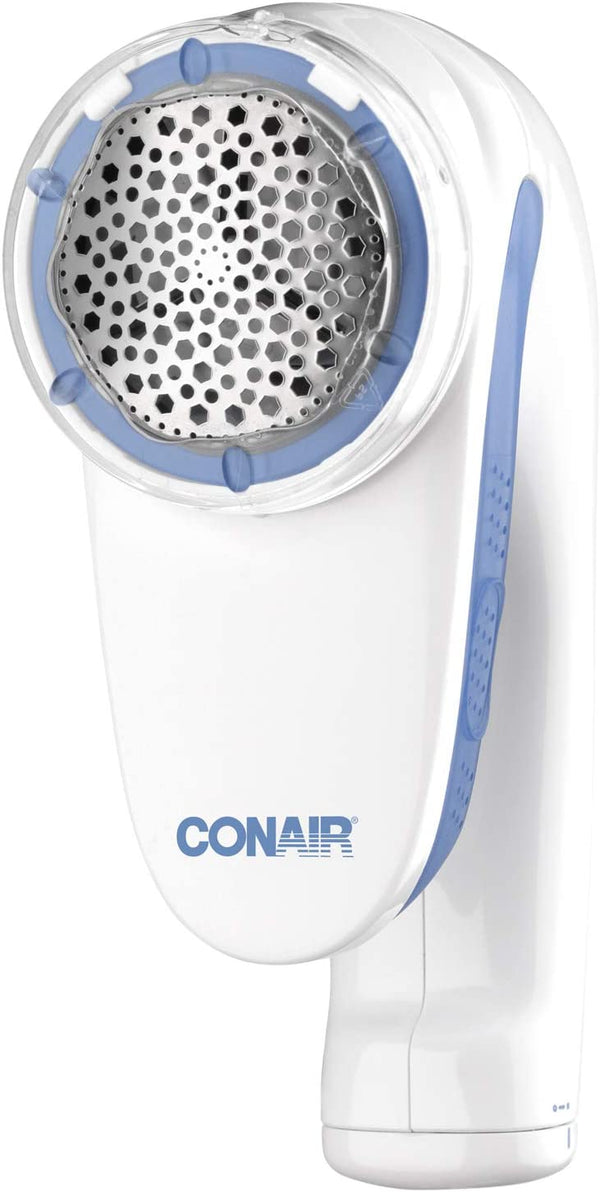 Conair Fabric Shaver - Fuzz Remover, Lint Remover, Battery Operated Fabric Shaver, White