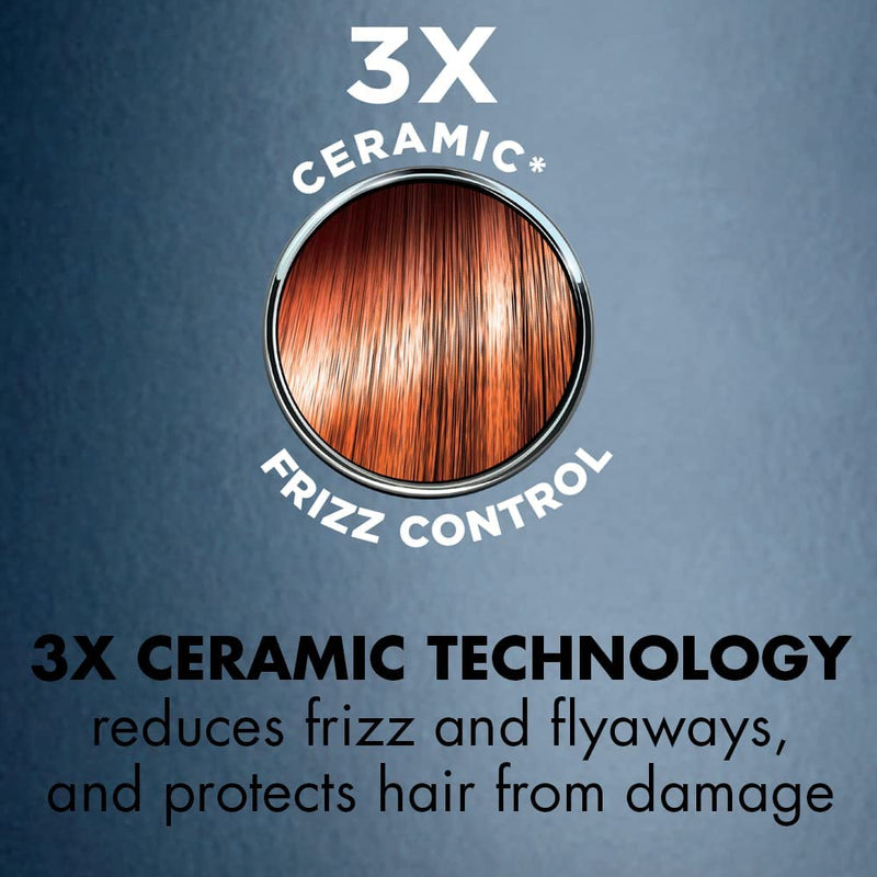 Conair CS929C 3x Ceramic* 1" Straightener, black
